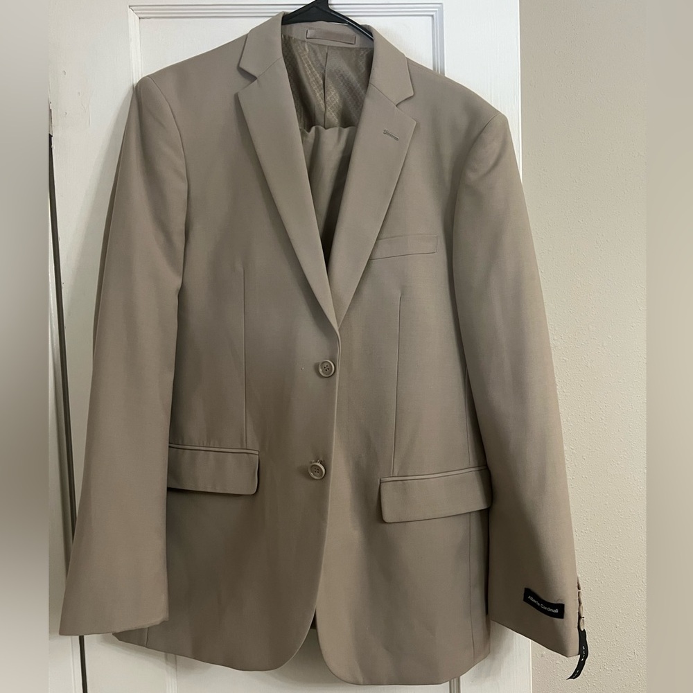 Brand new tan suit